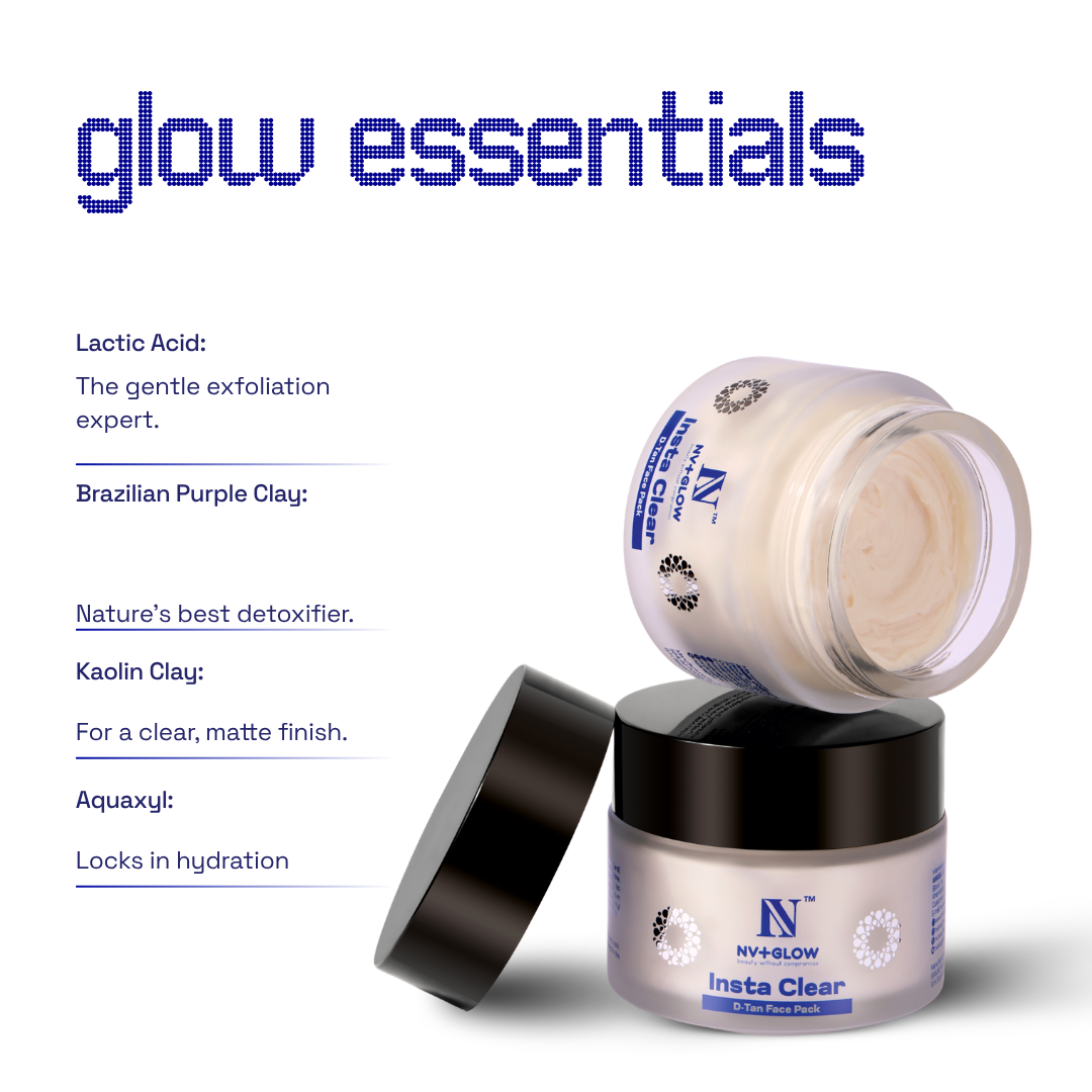 D Tan Face Pack for Bright & Even Toned Skin Image 3